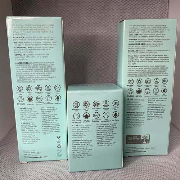 Global Beauty Care Smooth & Lift Collagen Facial Serum, Eye Cream, & Skin Cream - Picture 5 of 6